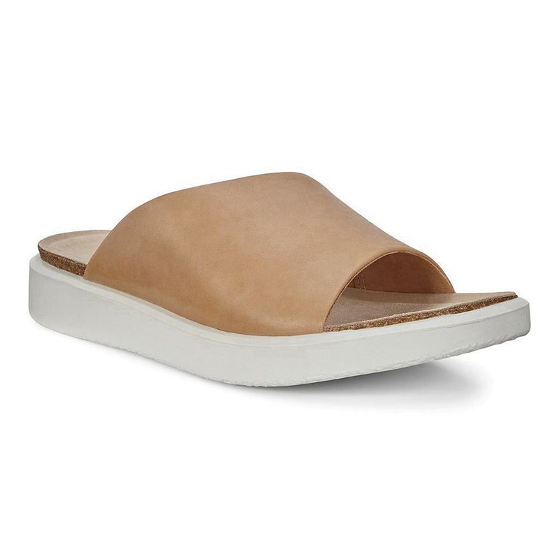 Women Ecco Corksphere Sandal - Sandals Beige - India BEZYVC359